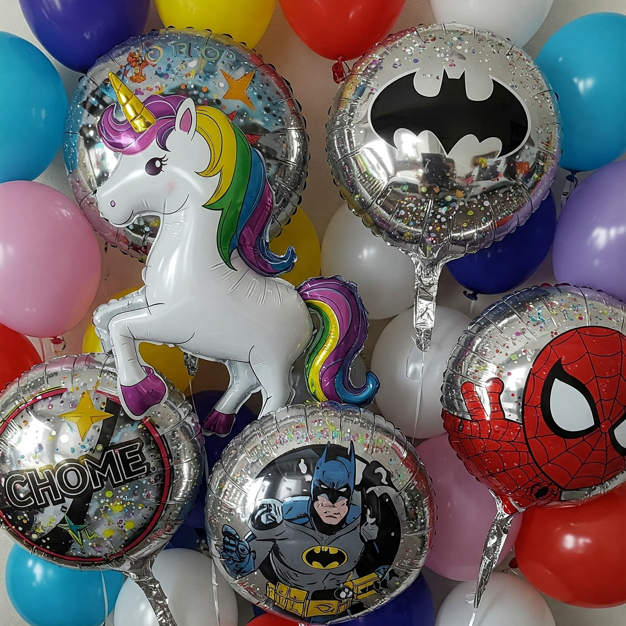 بادکنک فویلی  شخصیتی و طرح دار