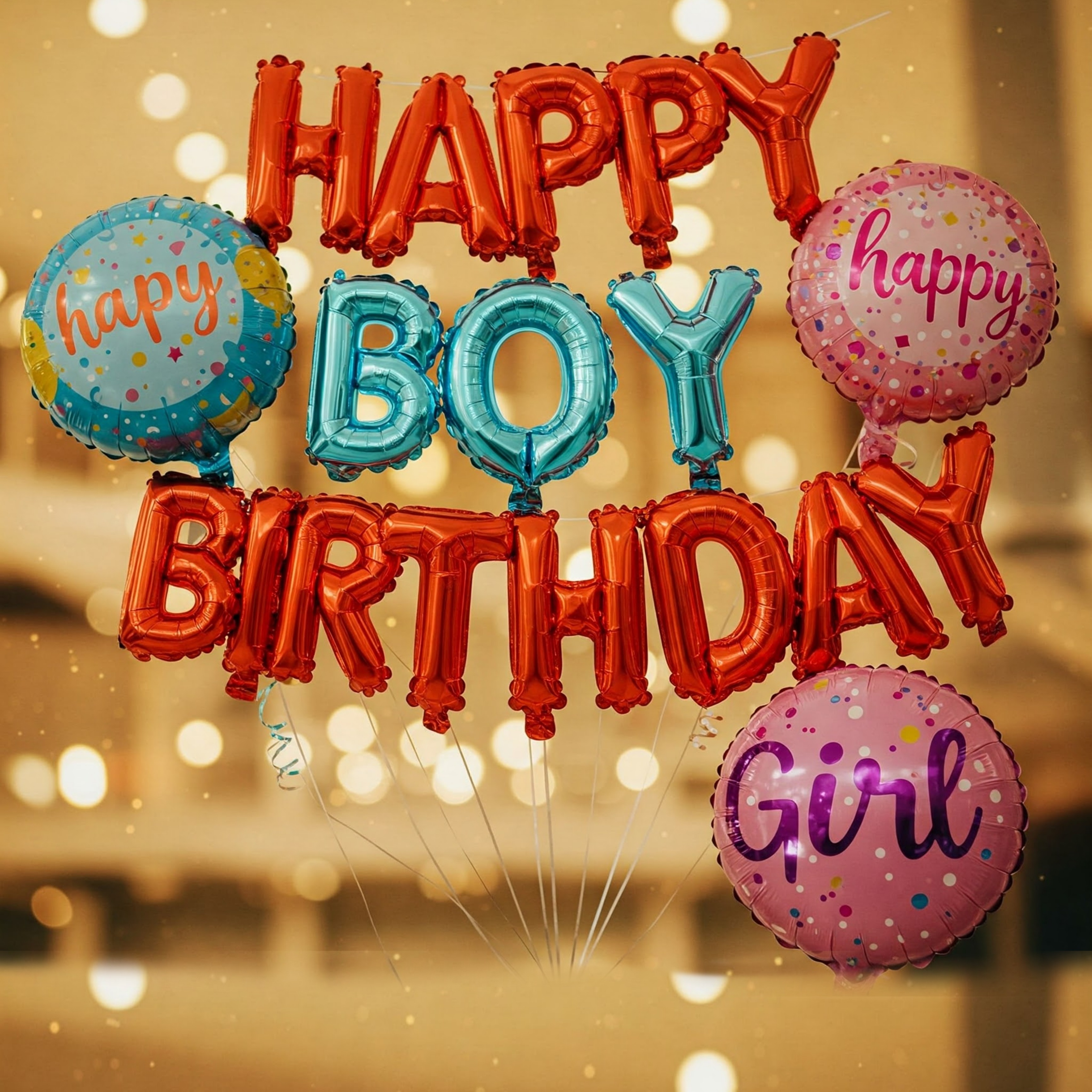 بادکنک  هپی و نوشته