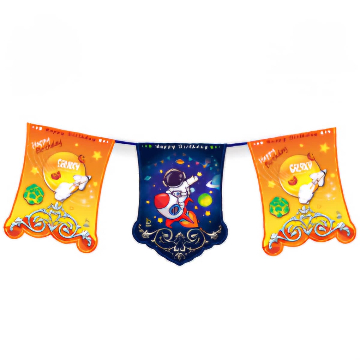 ریسه پرچم فضانورد