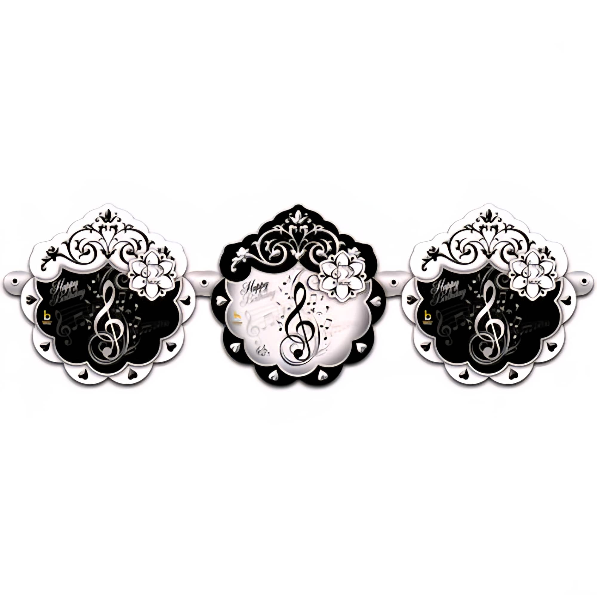 ریسه گرد برجسته تم موسیقی