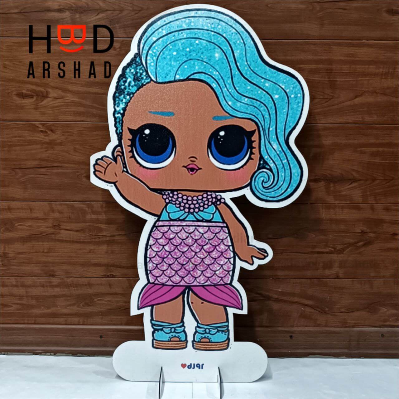 استند عروسکی ۹۰ سانت ال او ال پری دریایی