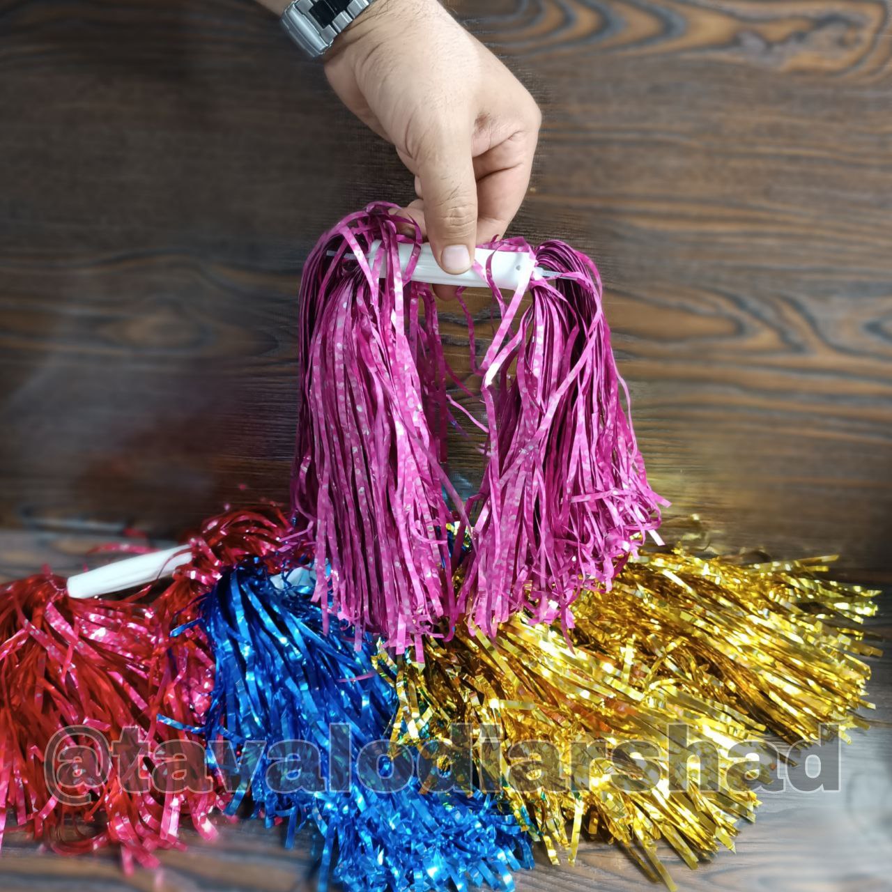 دسته رقص دو طرفه صورتی