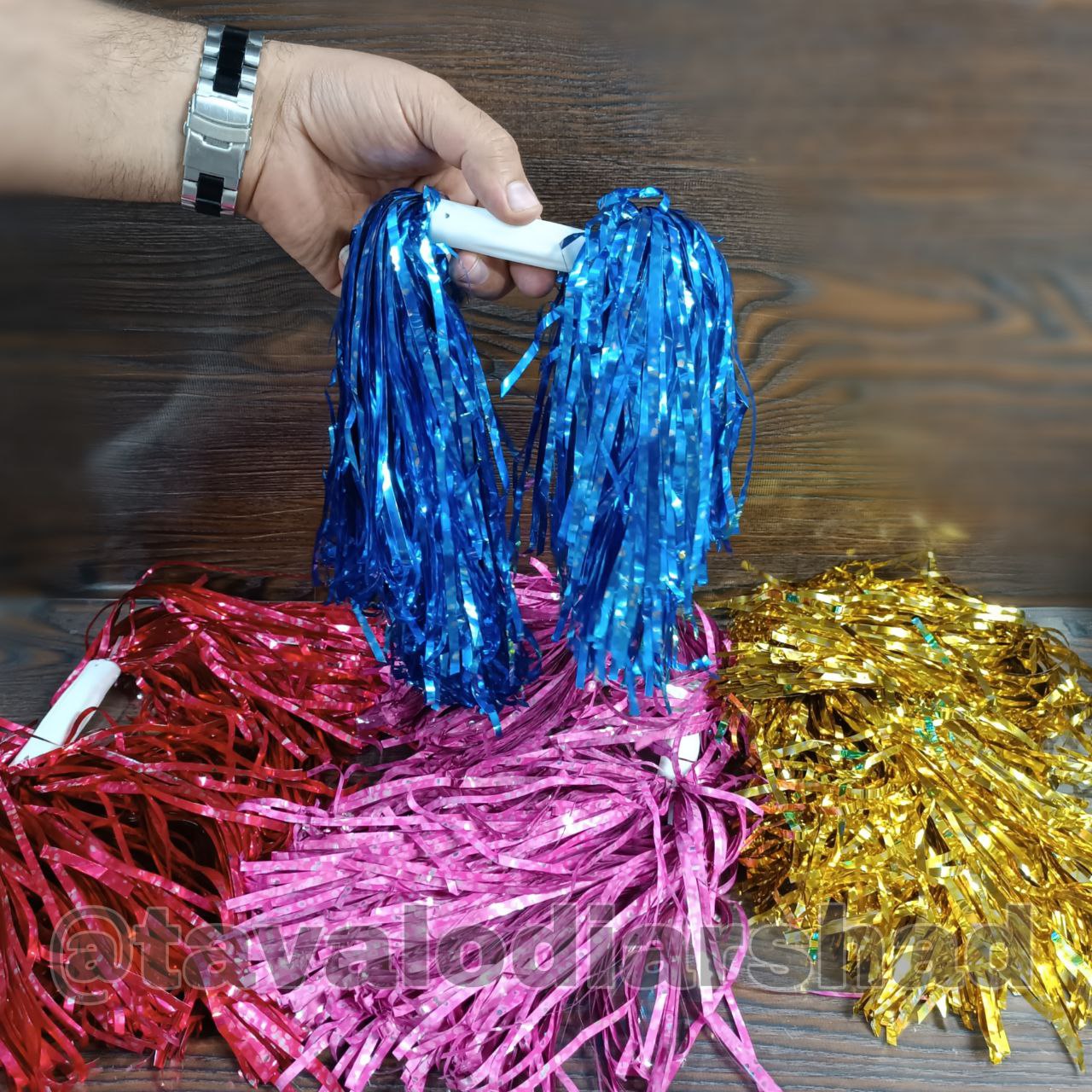 دسته رقص دو طرفه آبی