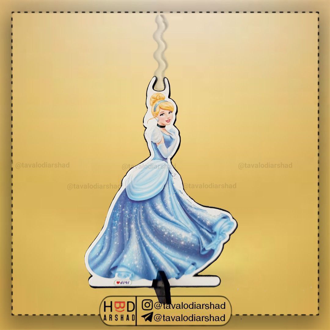 شمع استند عروسکی سیندرلا