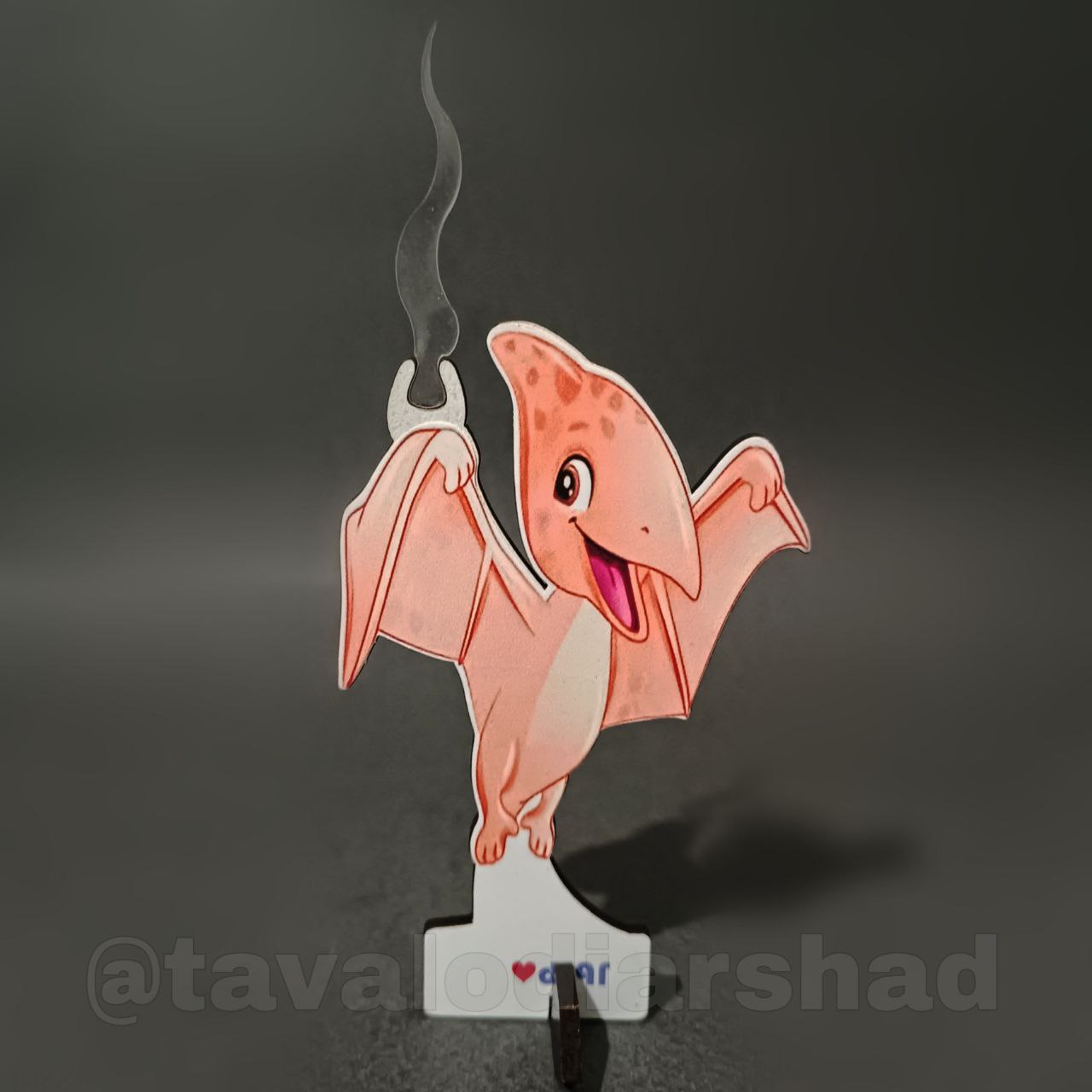 شمع استند عروسکی دایناسور پرنده