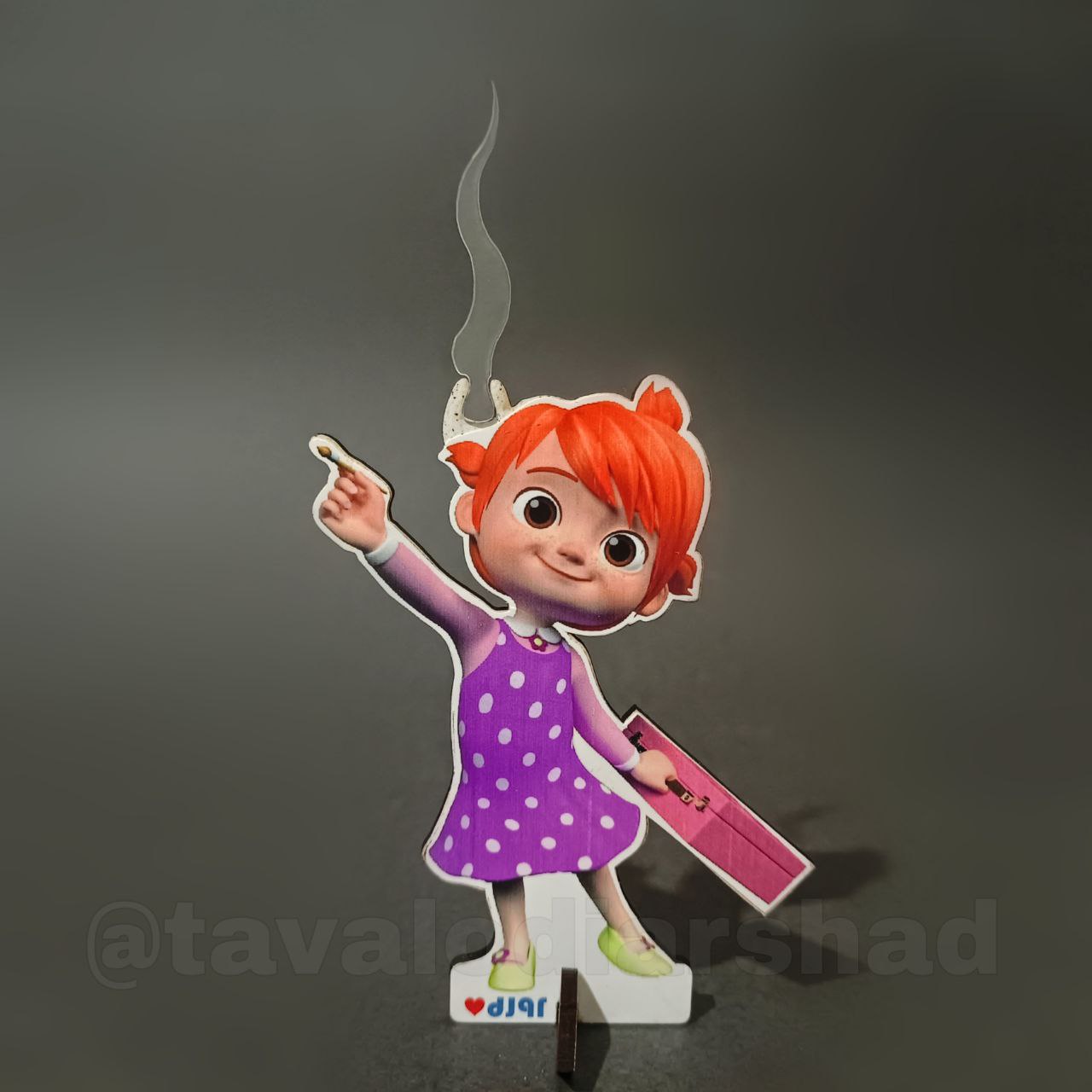 شمع استند عروسکی کوکو ملون یو یو