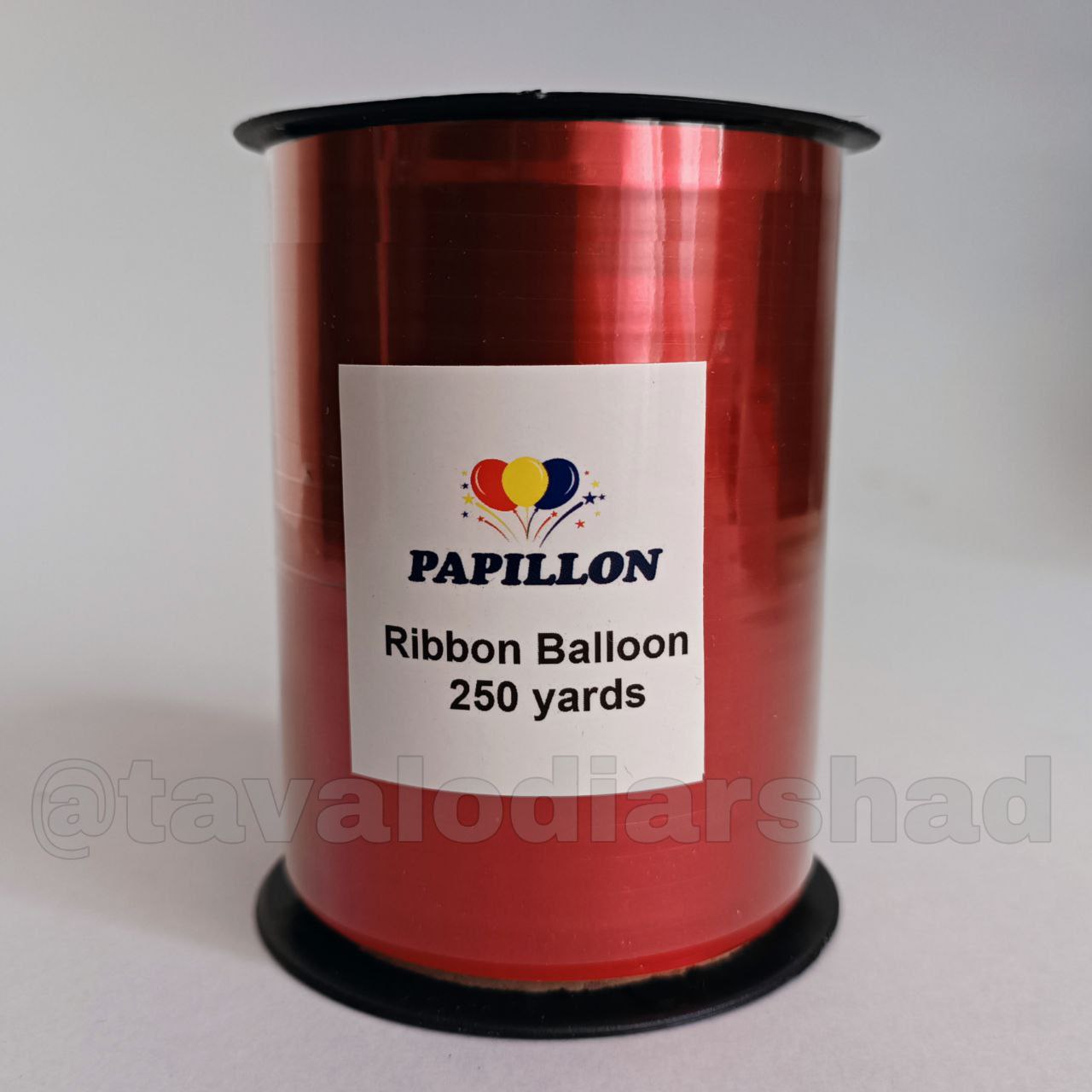ربان بادکنک لیزری متالایز250 یارد قرمز