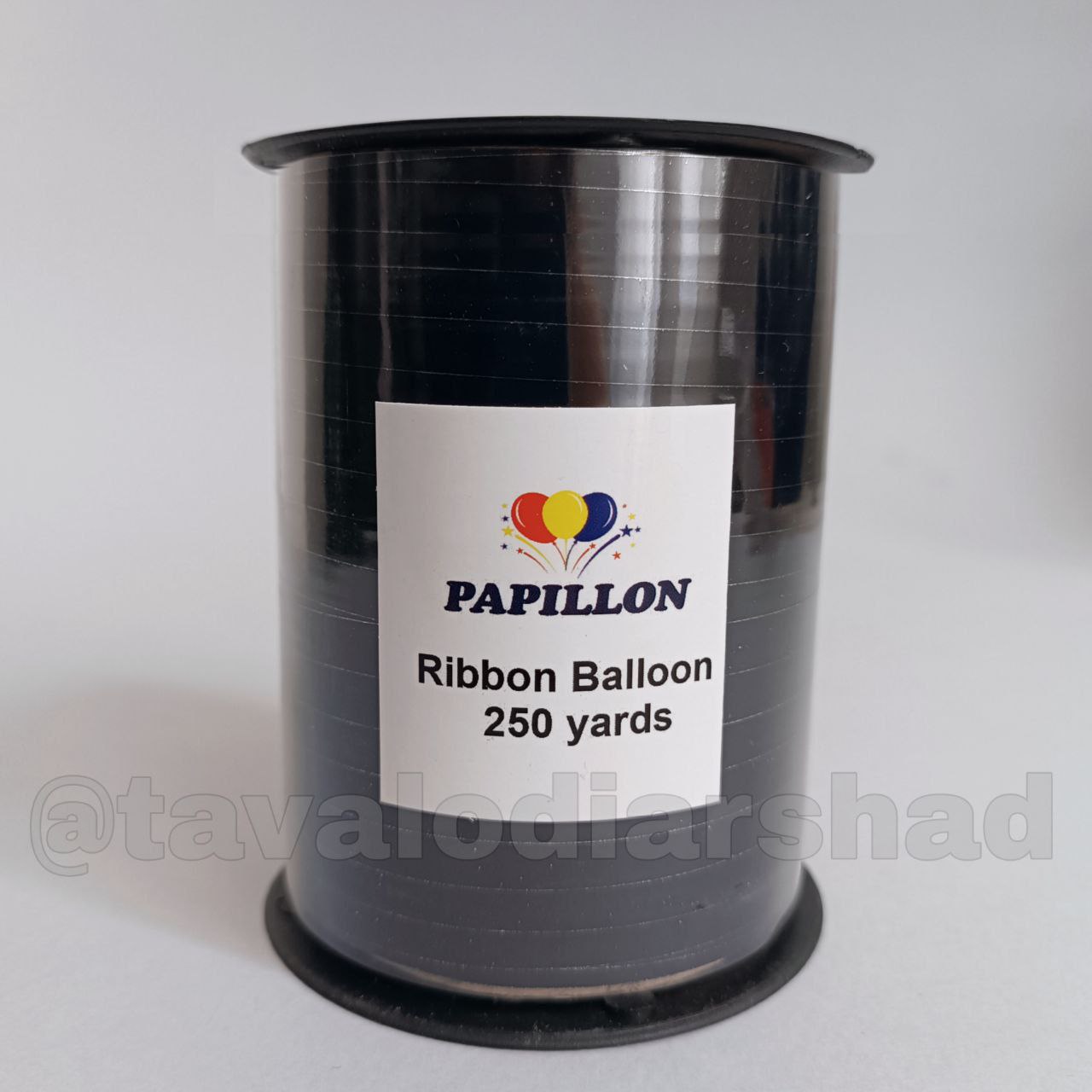 ربان بادکنک لیزری متالایز250 یارد مشکی