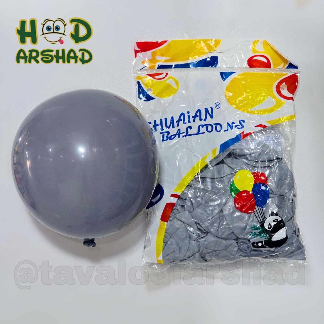 بادکنک لاتکس رنگ فیلی بسته ۱۰۰ عددی