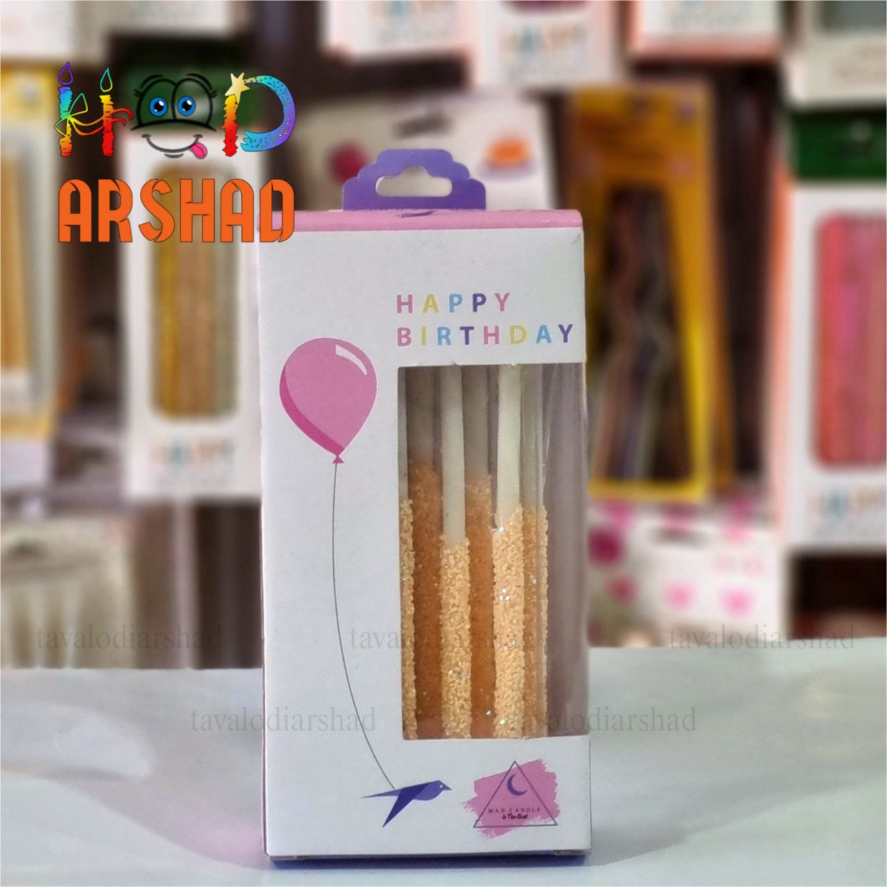 شمع لوکس 6 عددی گلبهی