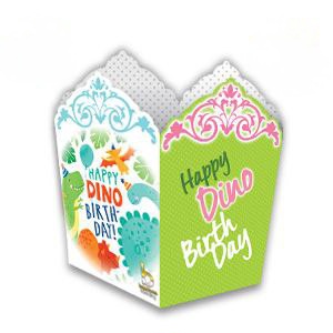 ظرف پاپ کرن تم دایناسور (بسته 10 عددی)