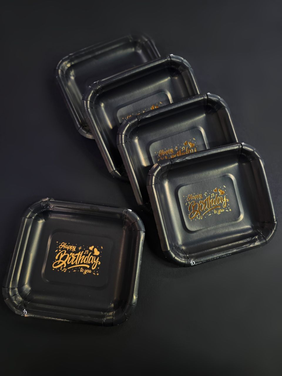 پیشدستی پاستیلی طلاکوب مشکی