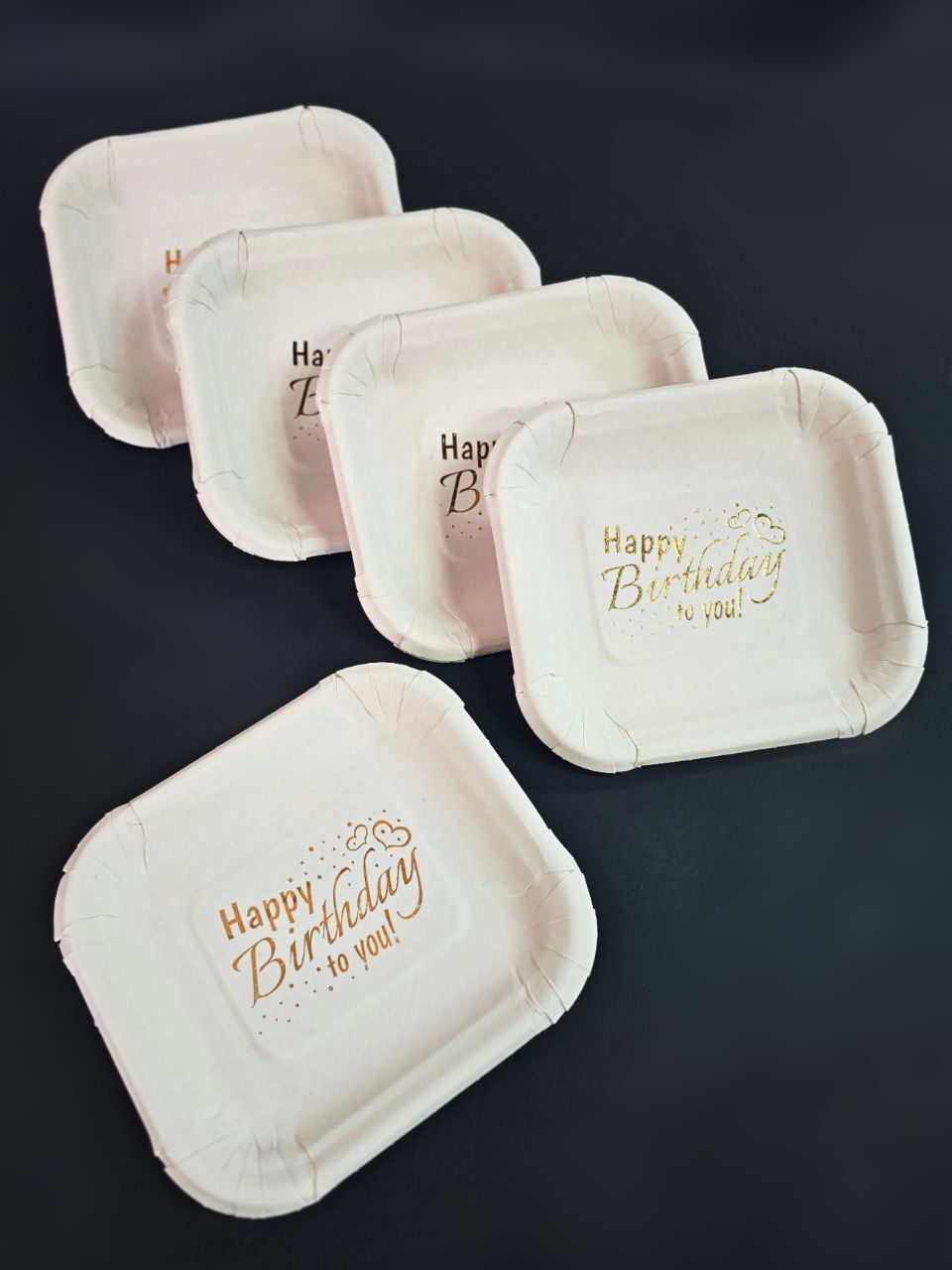 پیشدستی پاستیلی طلاکوب سفید