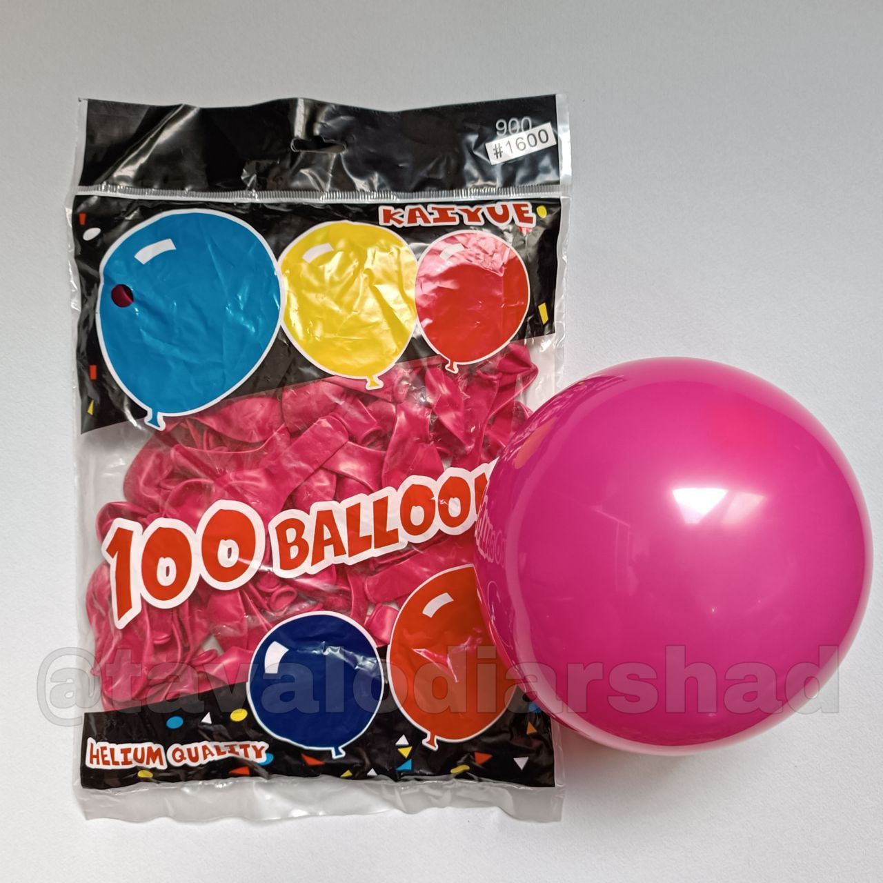 بادکنک ۶ اینچ کایو سرخابی