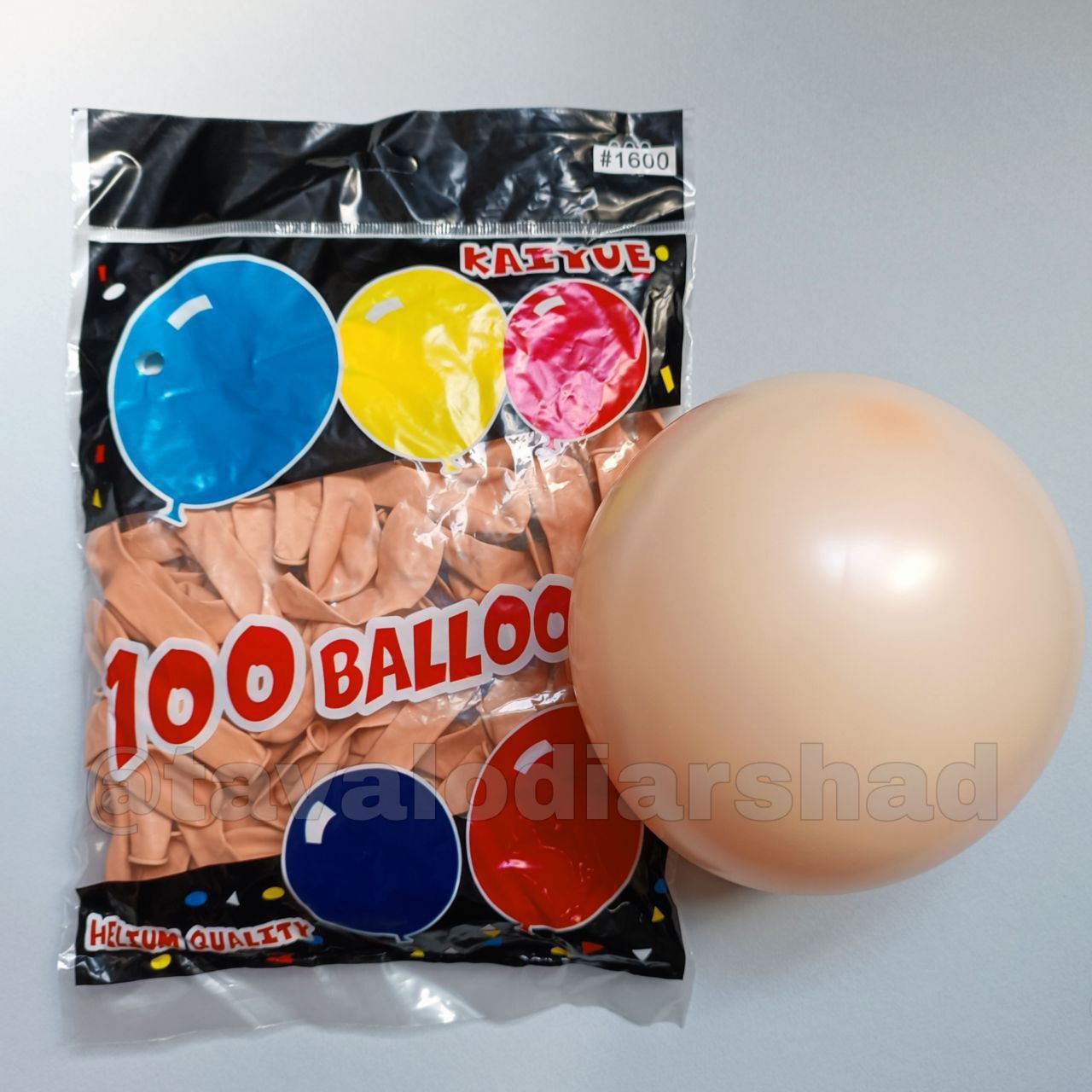 بادکنک ۶ اینچ کایو کرم پوستی