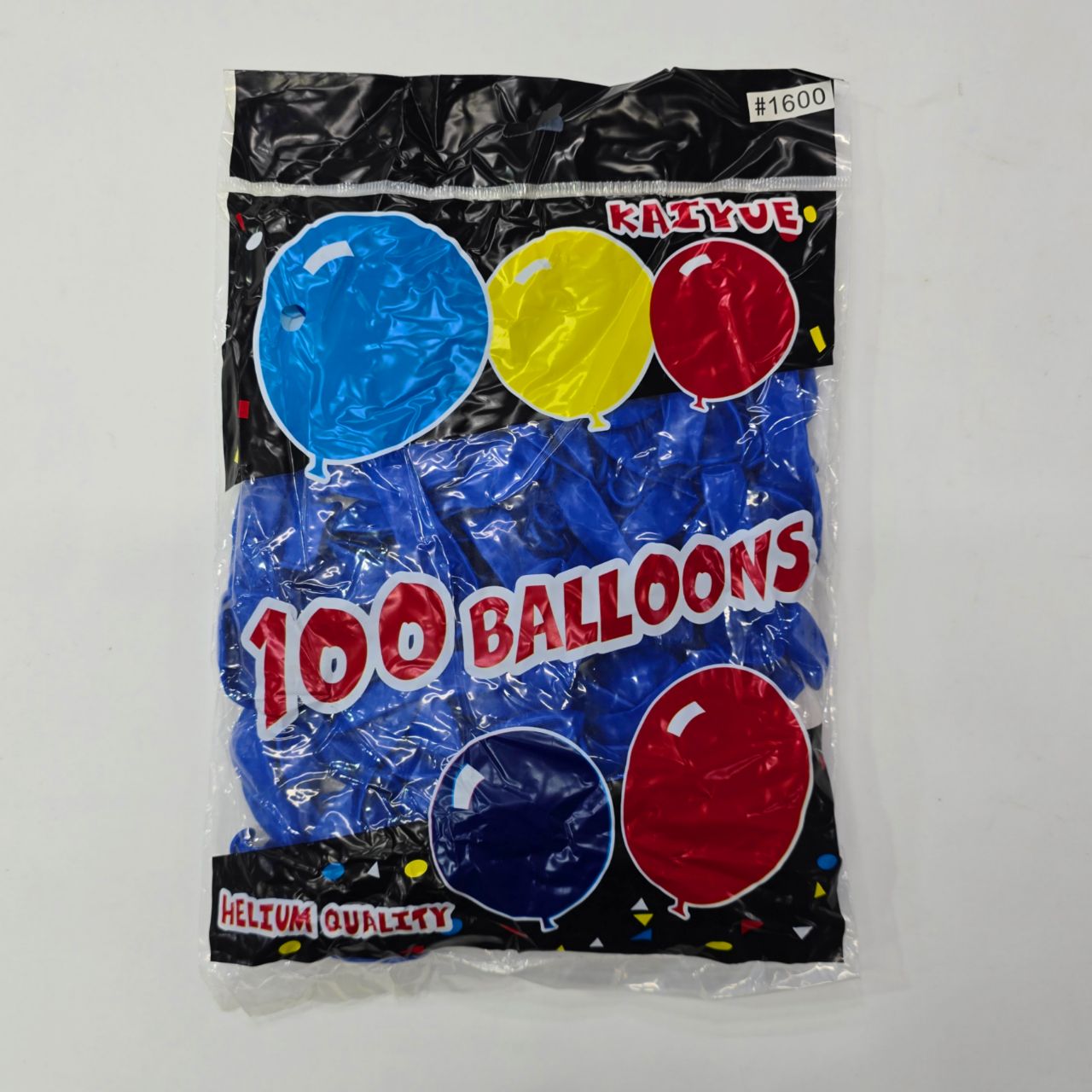 بادکنک ۶ اینچ کایو آبی کاربنی