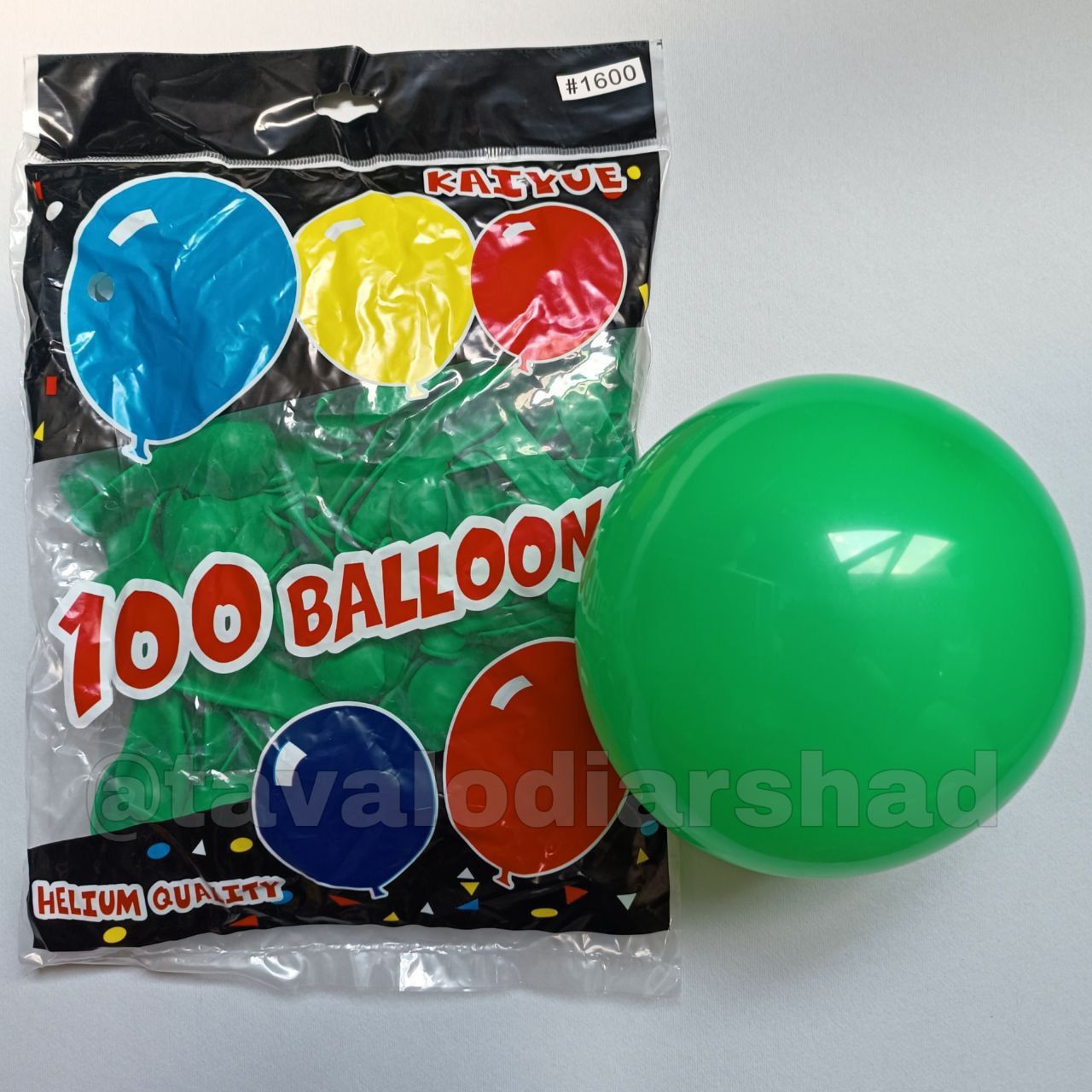 بادکنک ۶ اینچ کایو سبز استاندارد