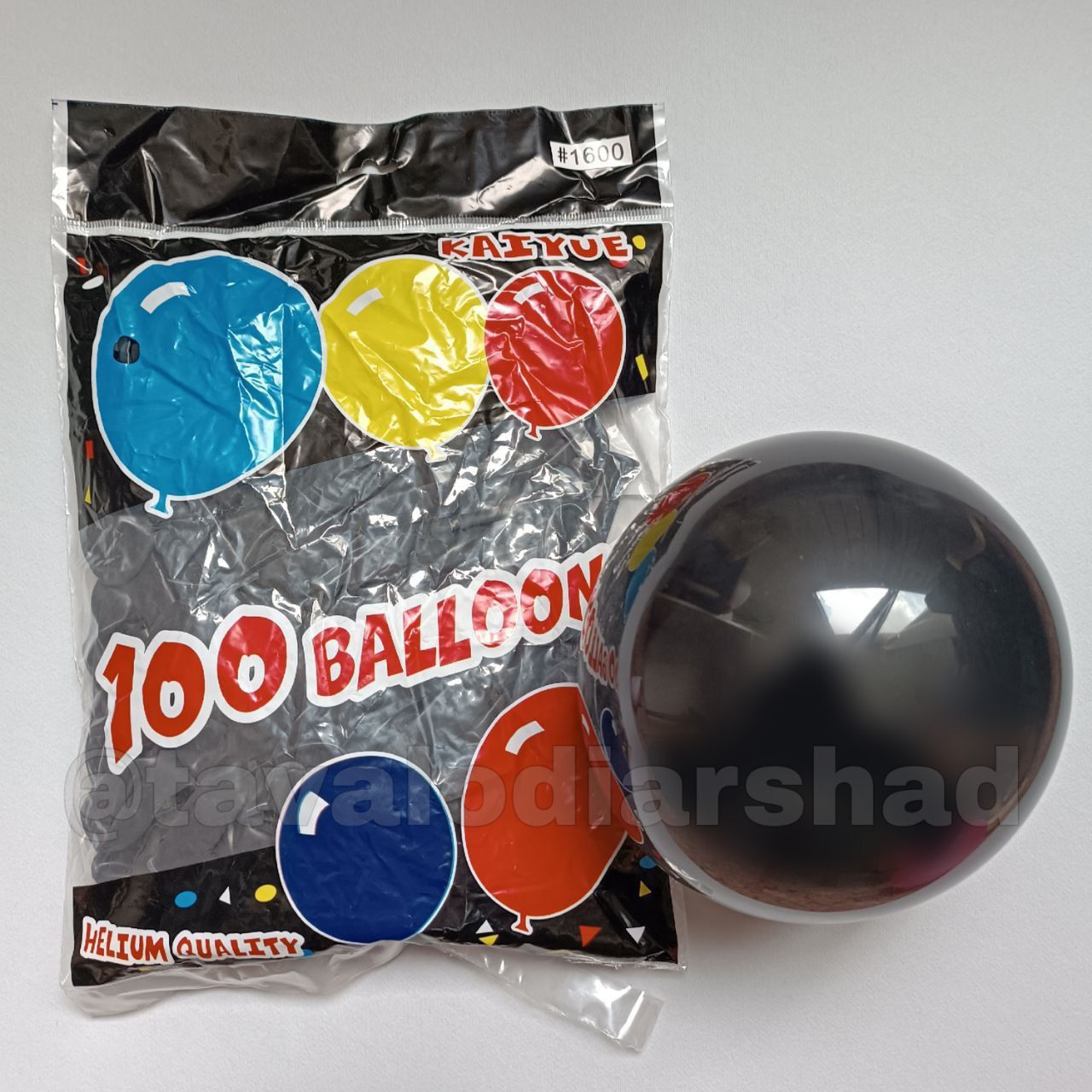 بادکنک ۶ اینچ کایو ‌مشکی