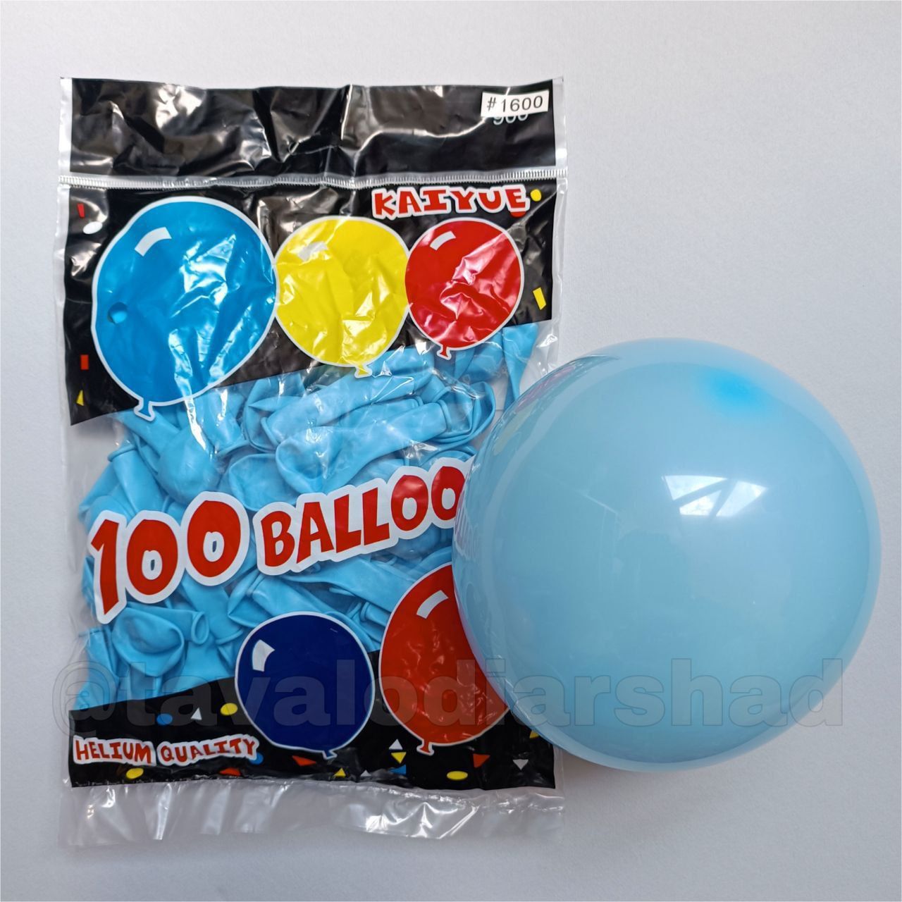 بادکنک ۶ اینچ کایو آبی آسمانی