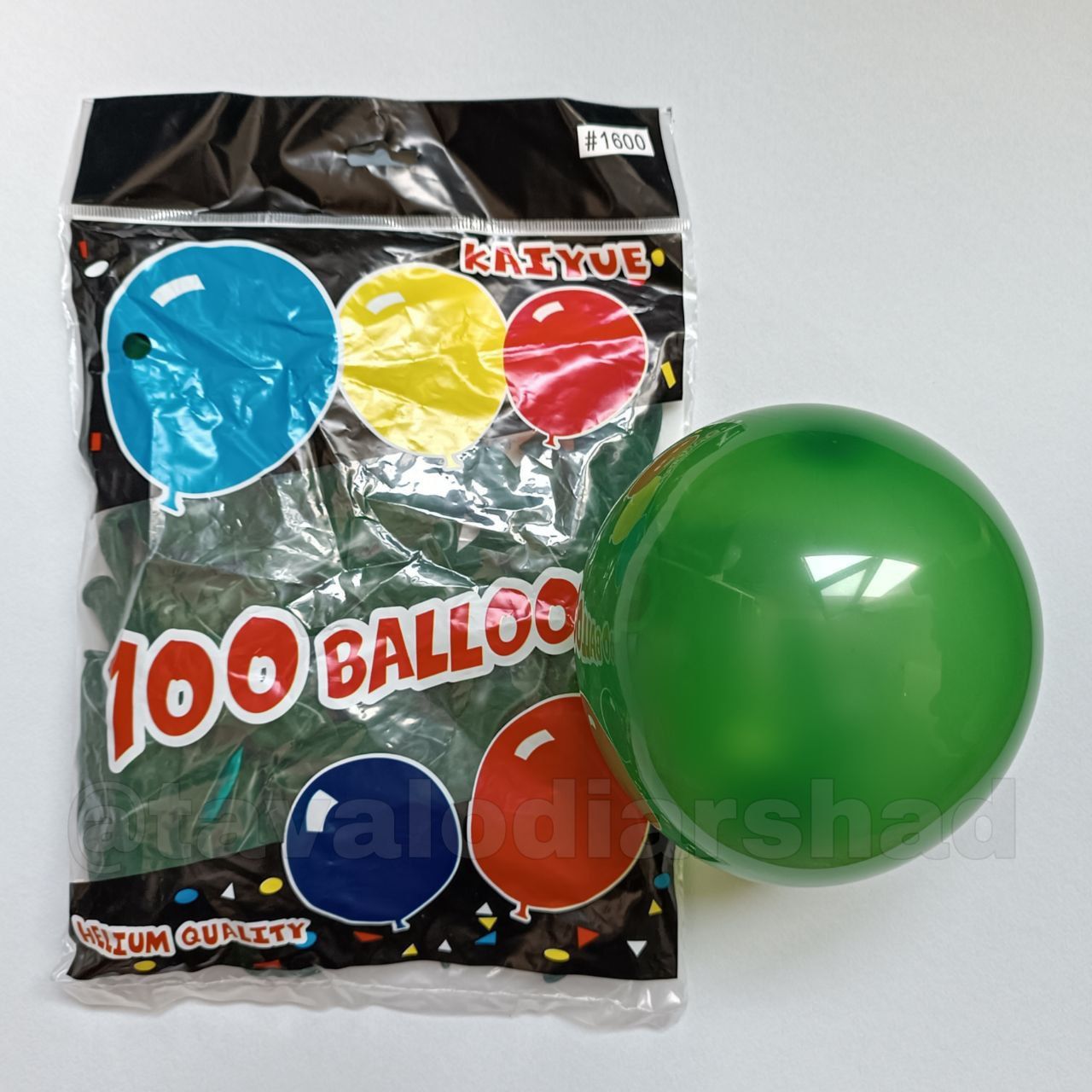 بادکنک ۶ اینچ کایو ‌سبز تیره