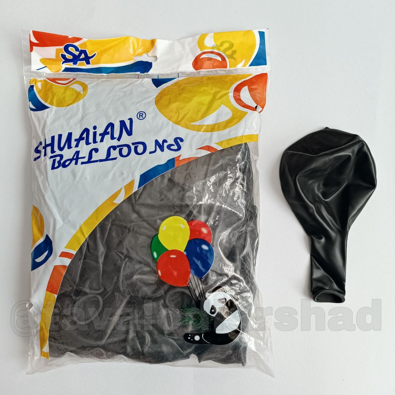 بادکنک ۱۸ اینچ پاندا مشکی