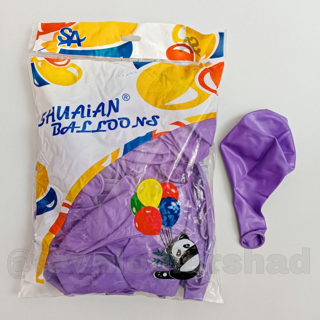 بادکنک ۱۸ اینچ پاندا بنفش