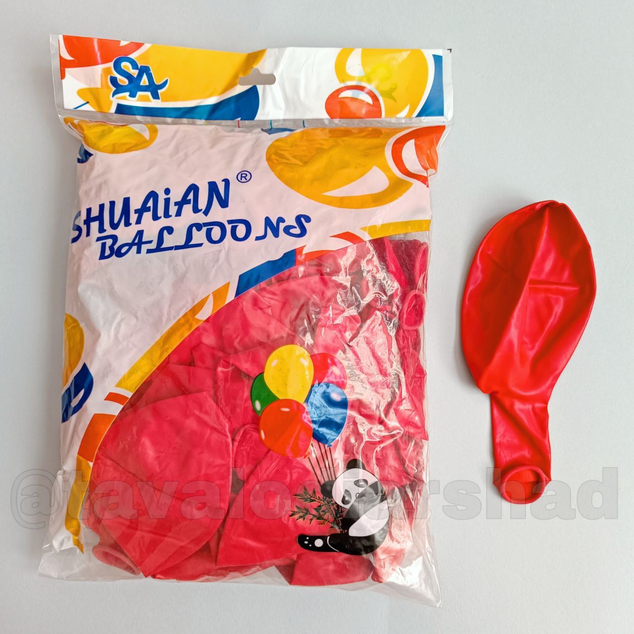 بادکنک ۱۸ اینچ پاندا قرمز