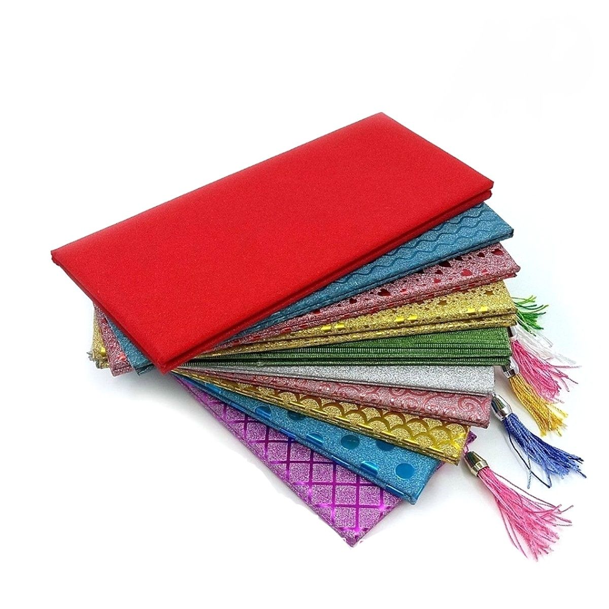 پاکت پول فانتزی منگوله دار بسته ۱۲ عددی