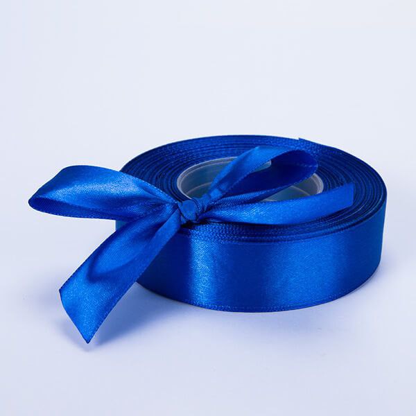 ربان ساتن ۲/۵ سانت آبی