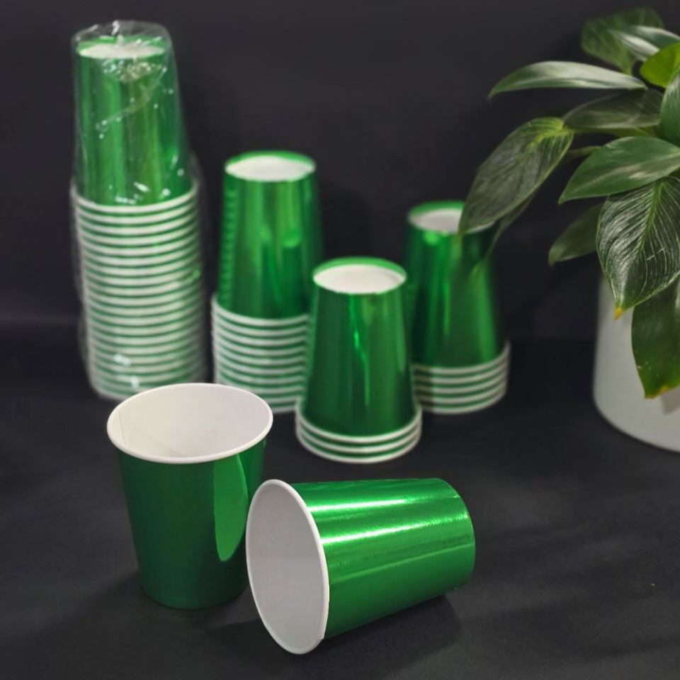 لیوان متالایز سبز