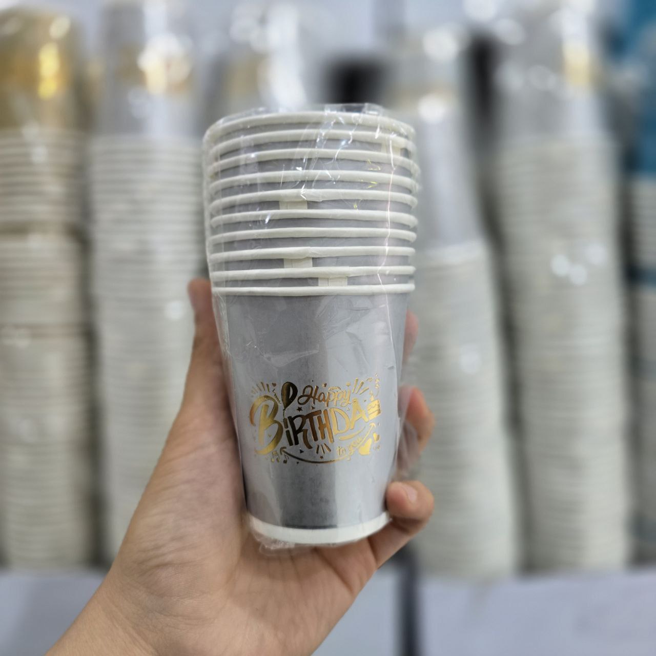 لیوان پاستیلی طلاکوب نقره ای