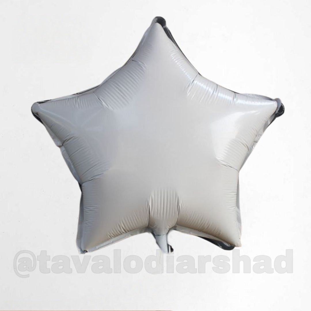 باد‌کنک فویلی ستاره سفید