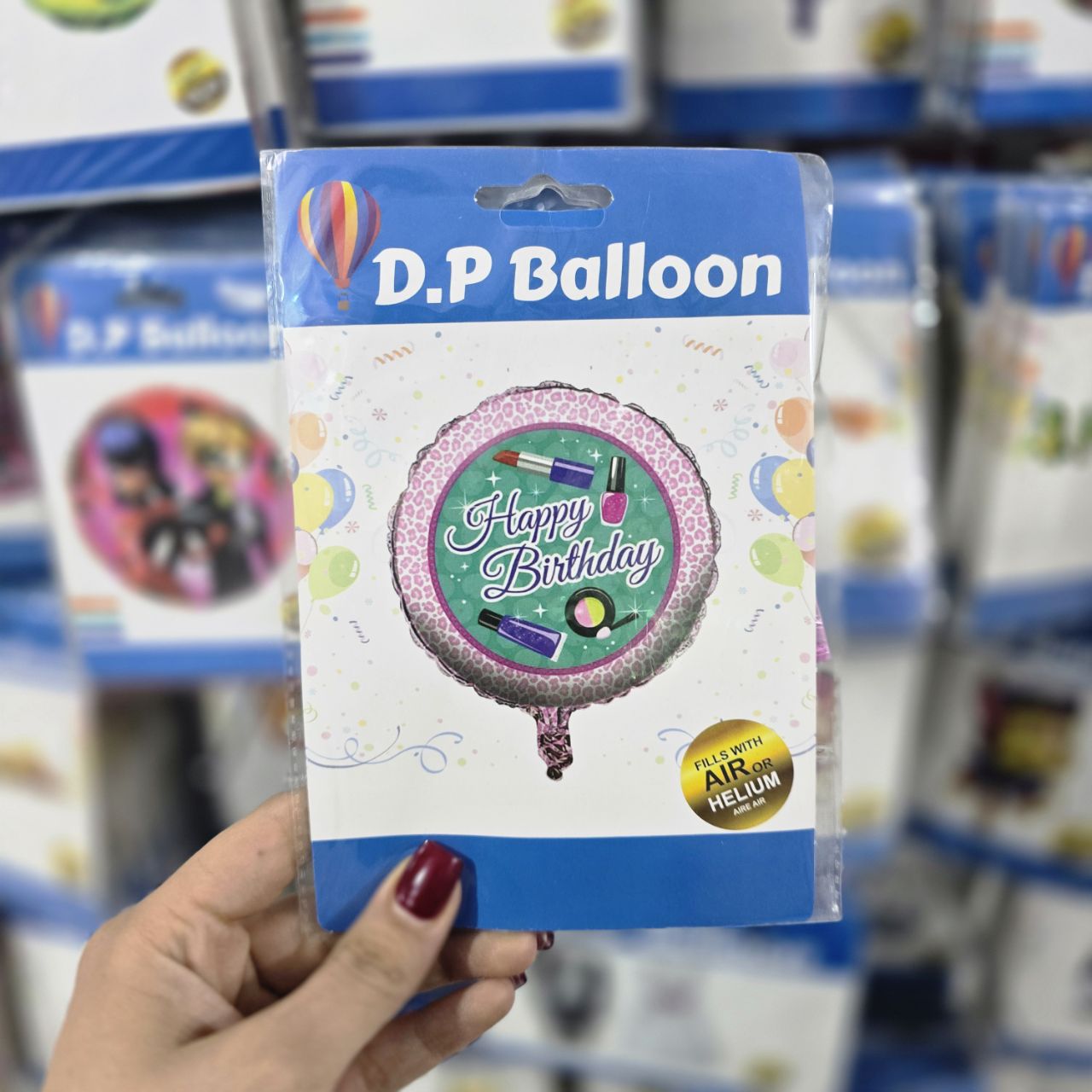 بادکنک فویلی گرد هپی (۸)