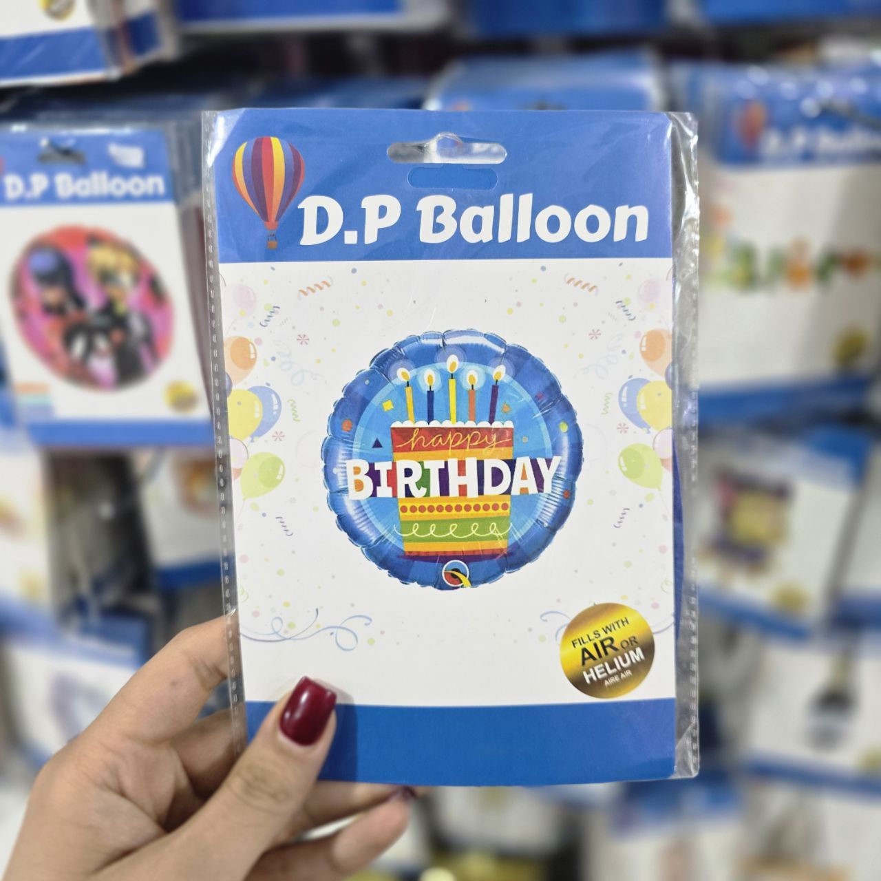 بادکنک فویلی گرد هپی (۱۱)