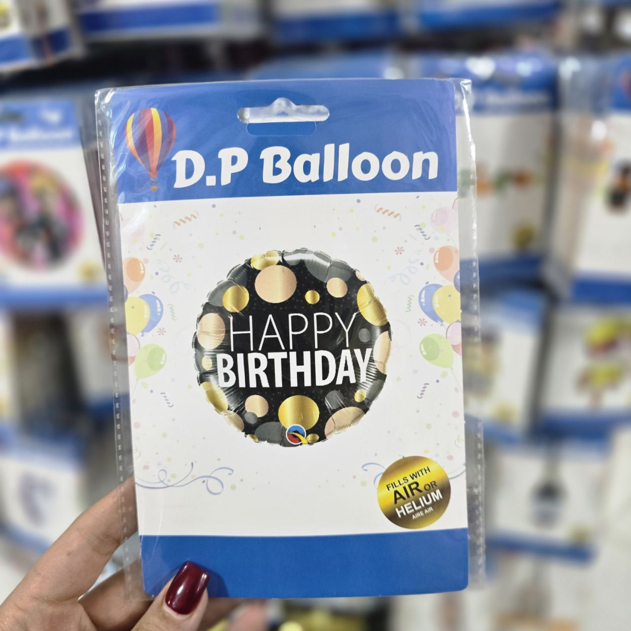 بادکنک فویلی گرد هپی (۶)