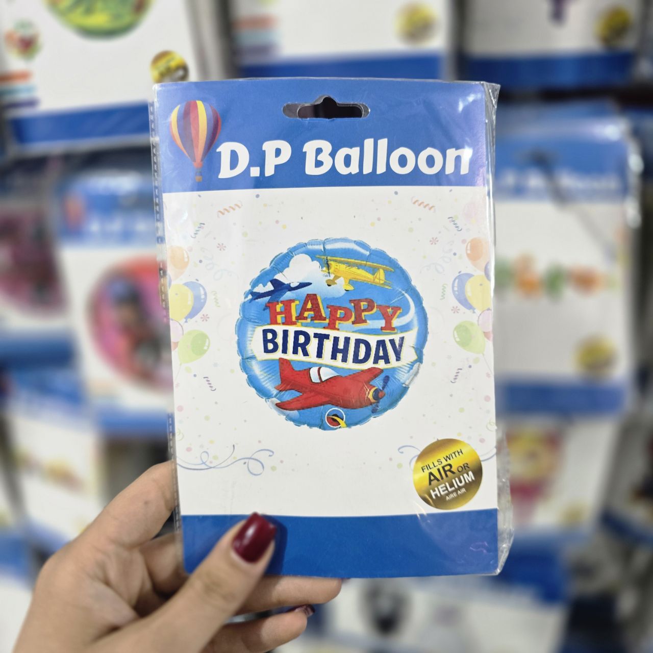 بادکنک فویلی گرد هپی (۷)