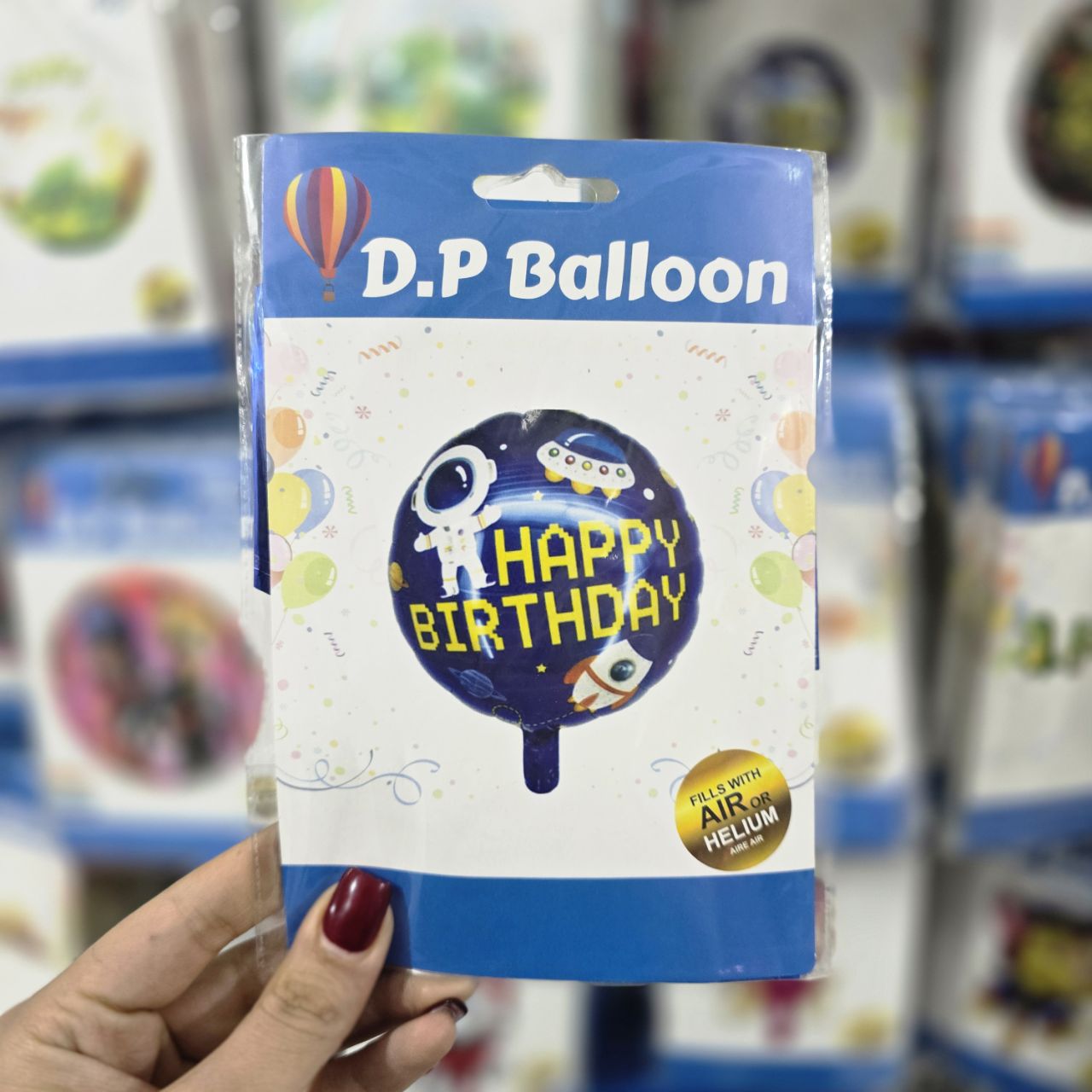 بادکنک فویلی گرد هپی (۴)