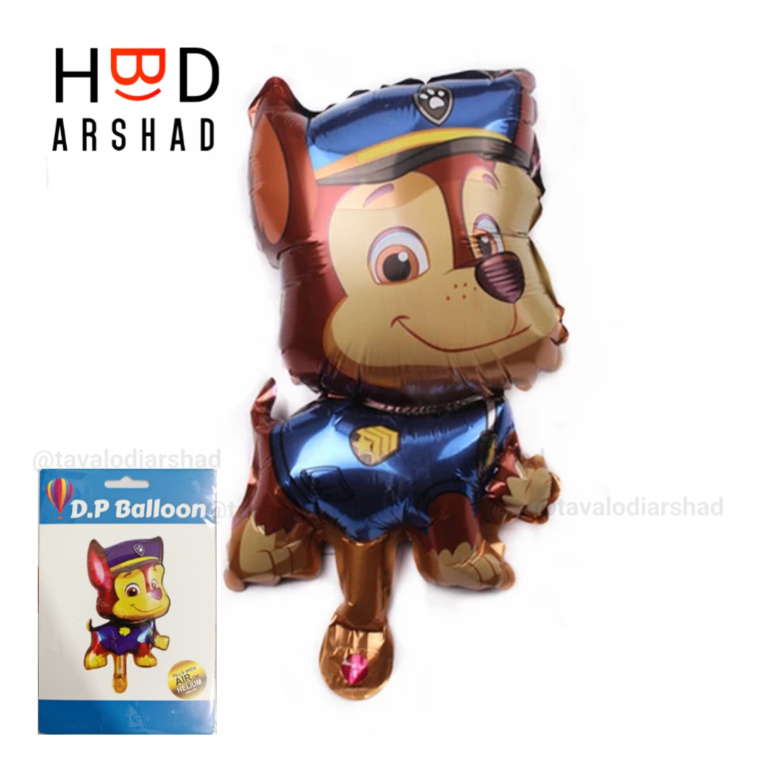 بادکنک فویلی سگ های نگهبان سایز مینی شخصیت چیس