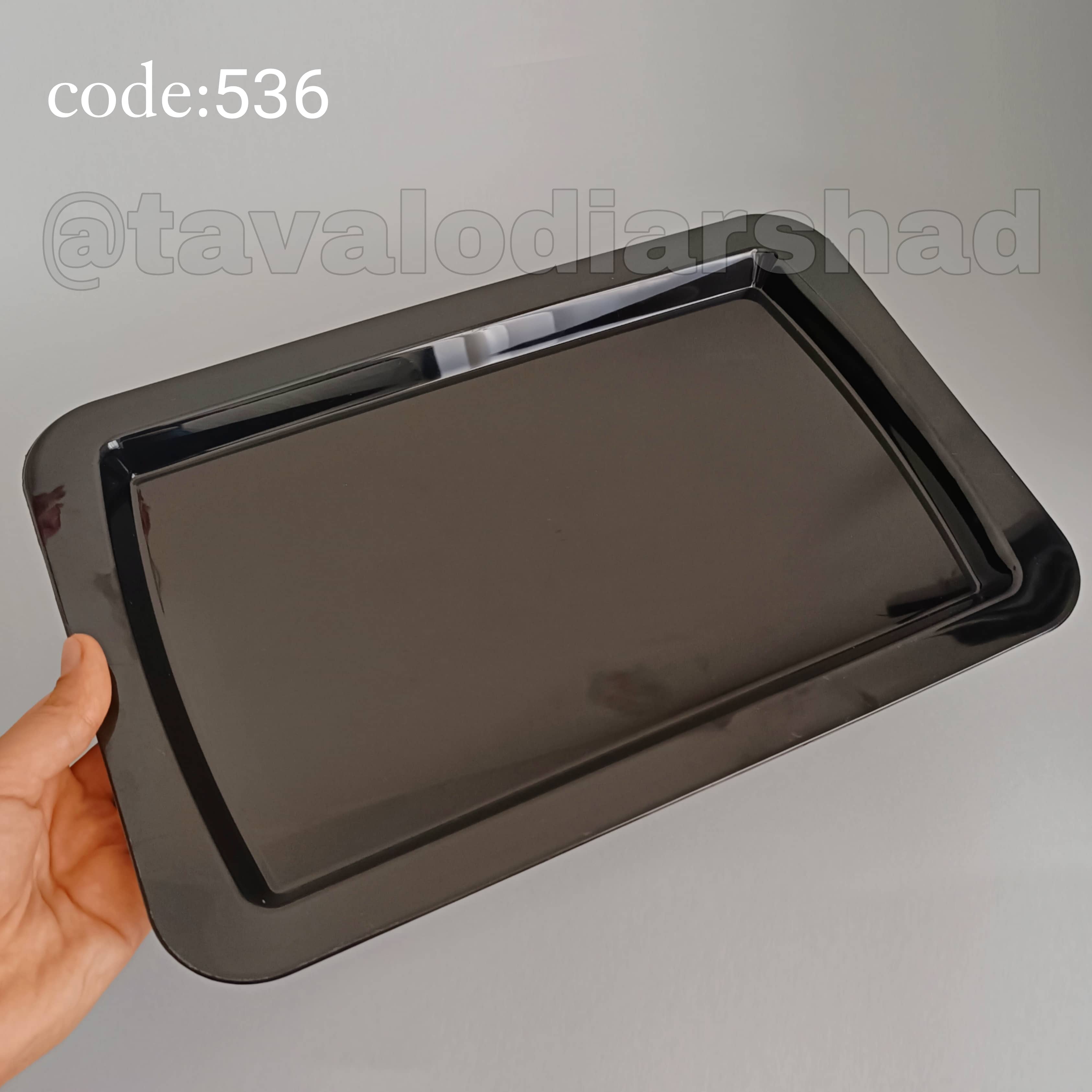 سینی گلبرگ بزرگ مشکی کد(536)