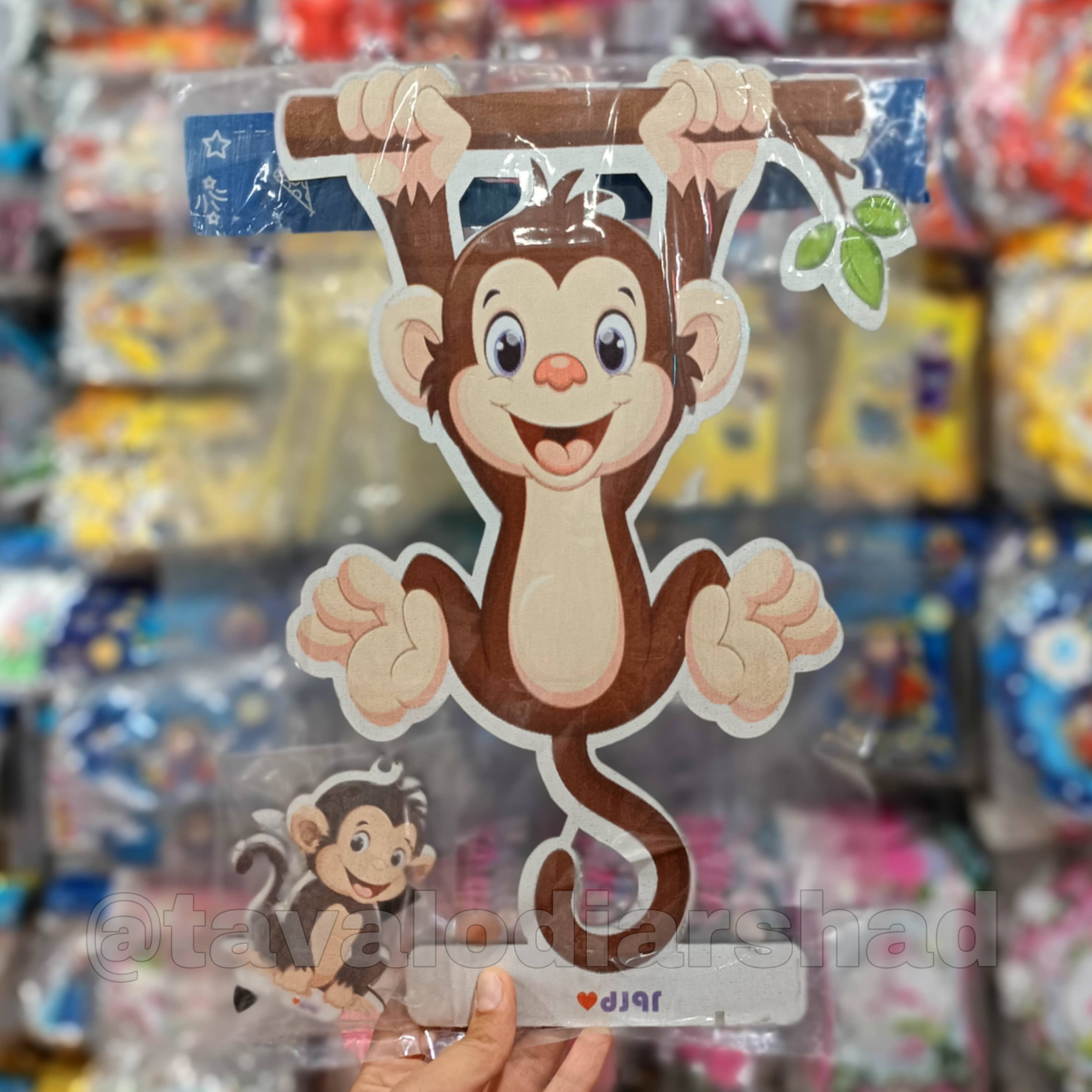 استند عروسکی ۴۰ سانت میمون درختی